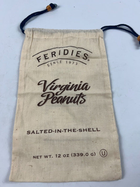 Feridies Virginia Peanuts 12oz   Burlap Bags Since 1973 Salted in the Shell