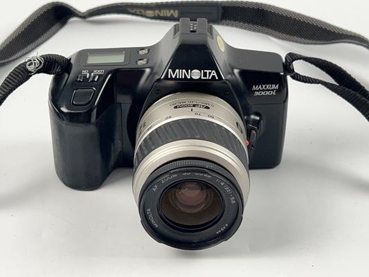 Minolta Maxxum 3000i Camera Minolta AF Zoom 35-80mm Lens Tested Works