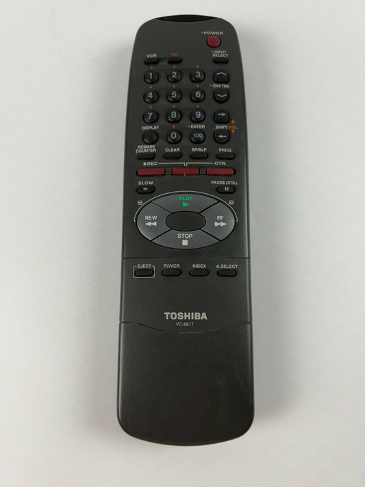 Toshiba VC-661T Factory Original VCR Remote Tested Works