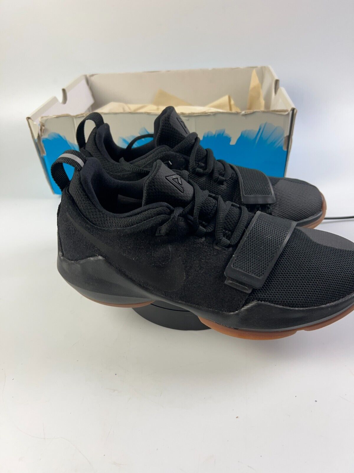 Nike PG 1 (GS) Basketball Shoes New Youth Size 5.5Y Black 880304 004