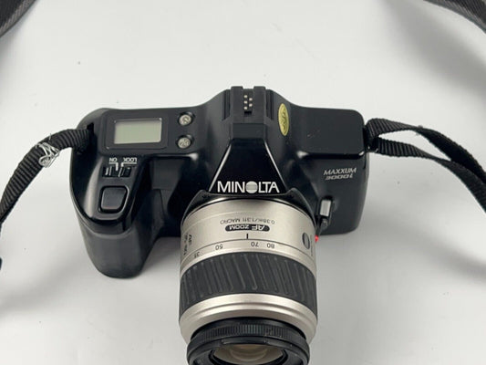 Minolta Maxxum 3000i Camera Minolta AF Zoom 35-80mm Lens Tested Works