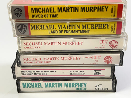 Michael Martin Murphey Cassette Tapes Lot of 6 Used