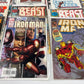 Lot mixte de 21 bandes dessinées Marvel &amp; DC
