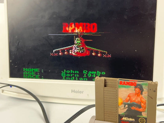 Rambo - Nintendo NES Game Authentic Tested