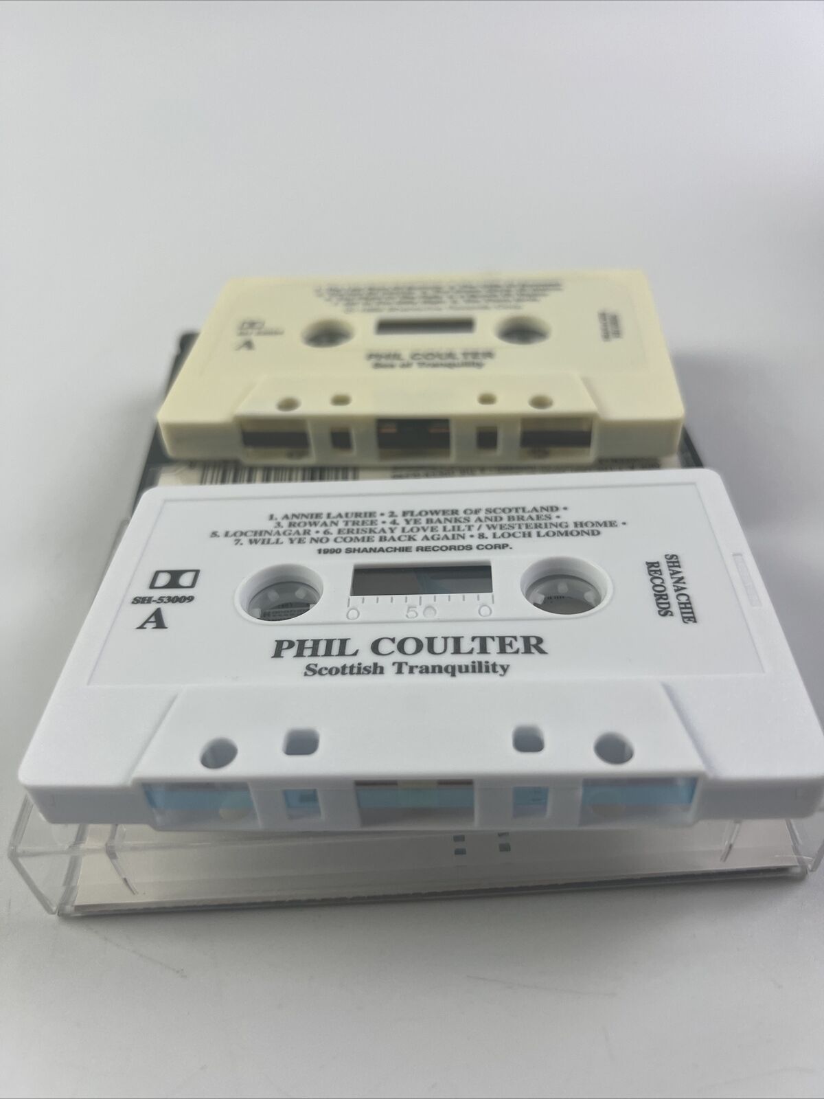 2 X PHIL COULTER CASSETTE TAPES, SEA OF TRANQUILITY/ SCOTTISH TRANQUILITY
