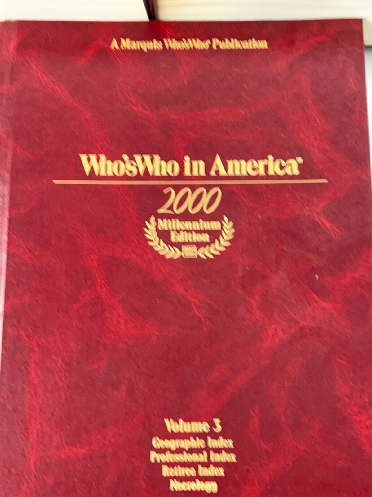 Who s Who in America 2000 Vol. 1-3