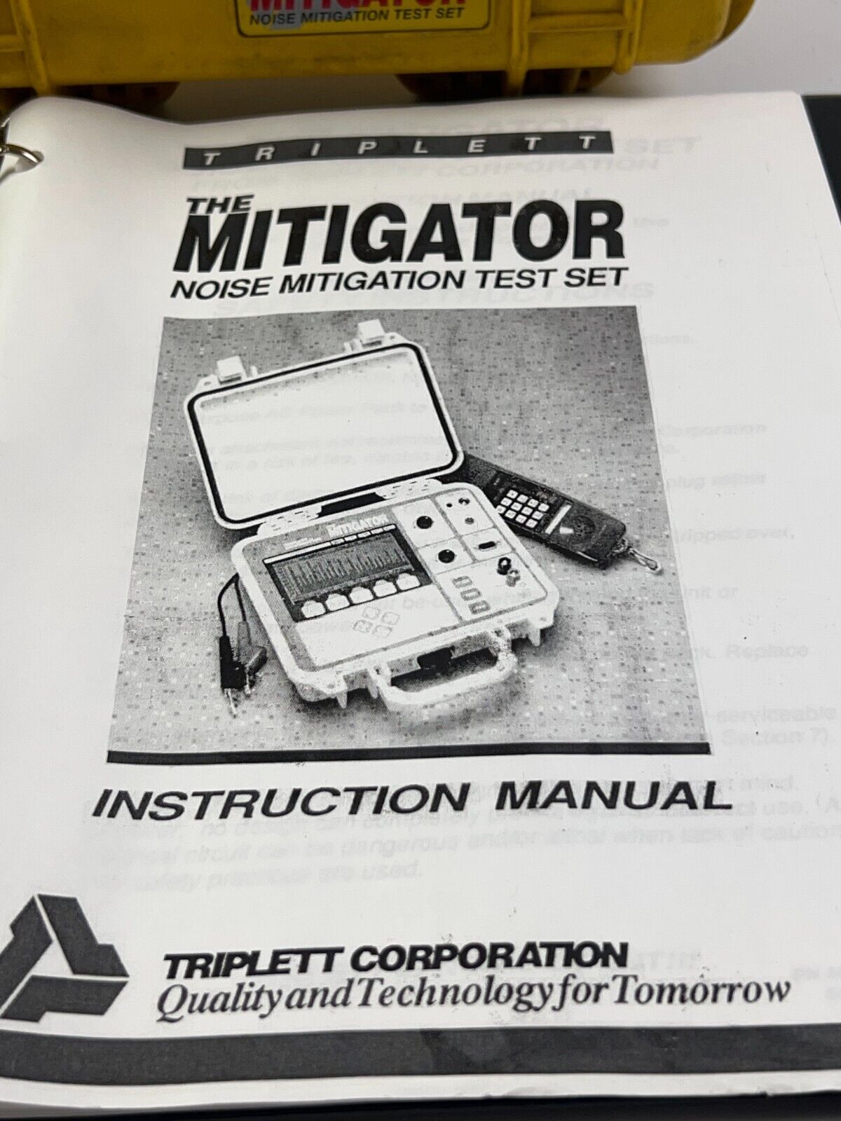 Triplett Corporation The Mitigator Noise Mitigation Test Set PARTS or REPAIR