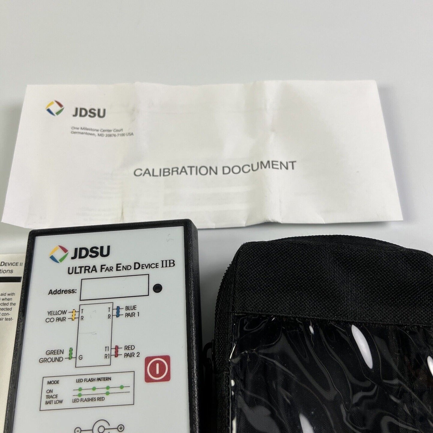 JDSU ULTRA FAR END DEVICE IIB FAULT TESTING