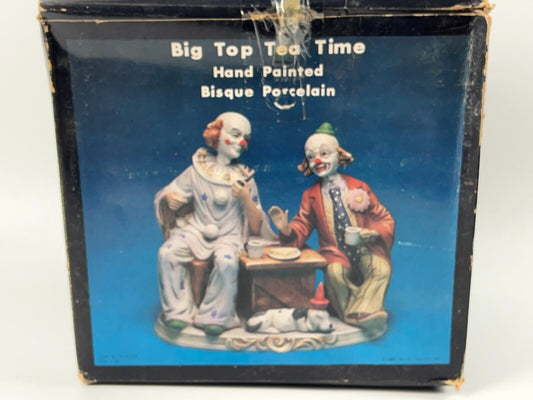 Arnart Imports Big Top Tea Time Clowns Bisque peint à la main