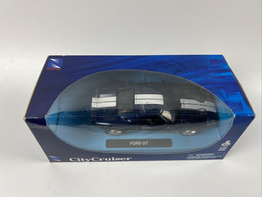 New Ray City Cruiser Collection Ford GT Blue/White 1/32 Scale