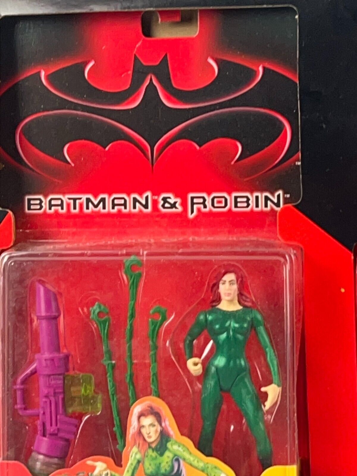 Batman & Robin 3 Movie Figures 1997 Poison Ivy  &  Icebound Robin by Kenner
