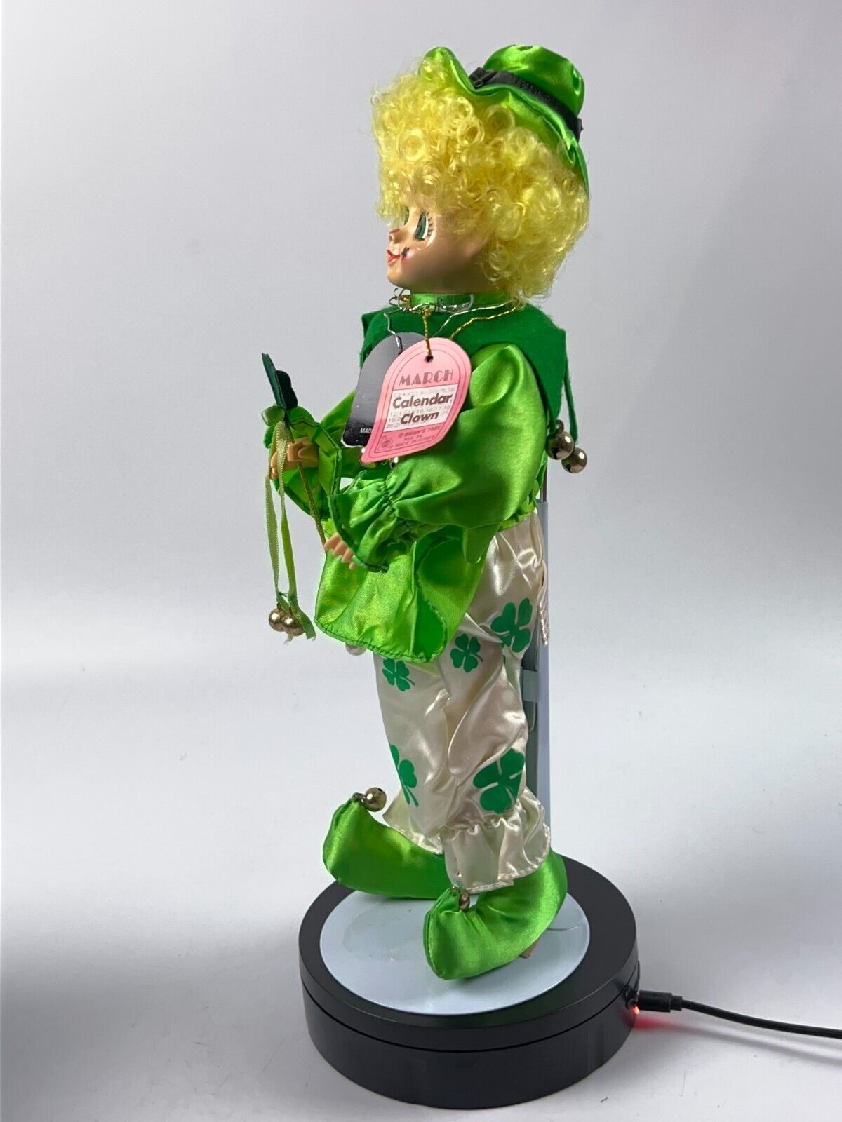 Brinn's Calendar Clown Doll March Limited Edition 1986 Irish St Patrick's Day