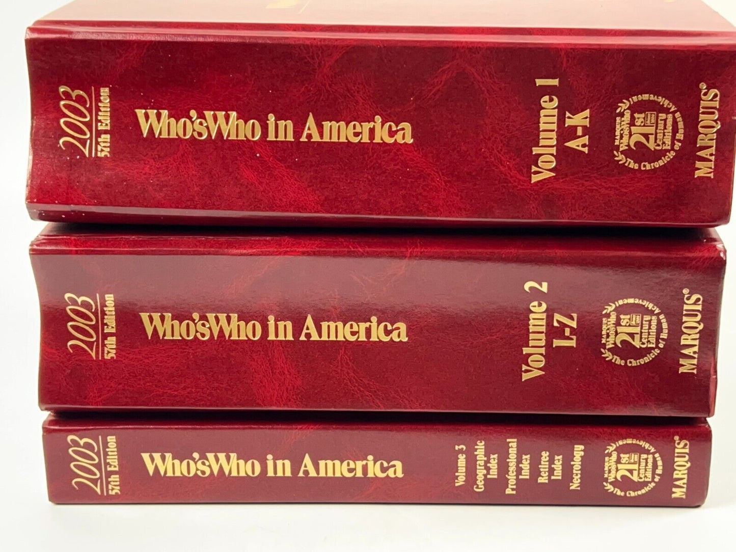 Who s Who in America 2003 Vol. 1-3
