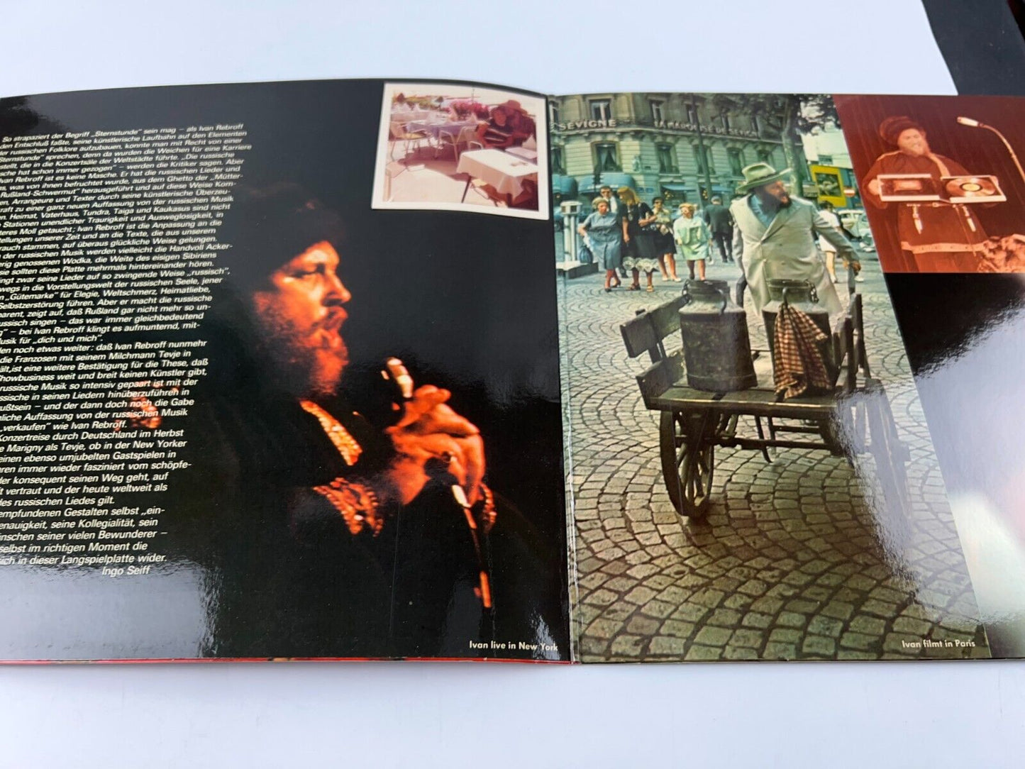 Ivan Rebroff Lp Mein Russland, Du Bist Schön  On Cbs - Vg Signed