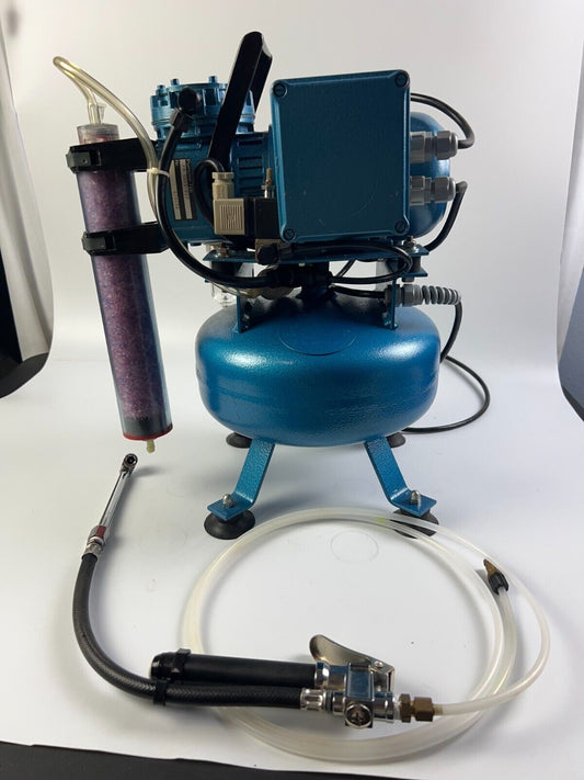 KNF Neuberger Vacuum Pump Motor Type MW5674 / VDE 0530 Complete Setup
