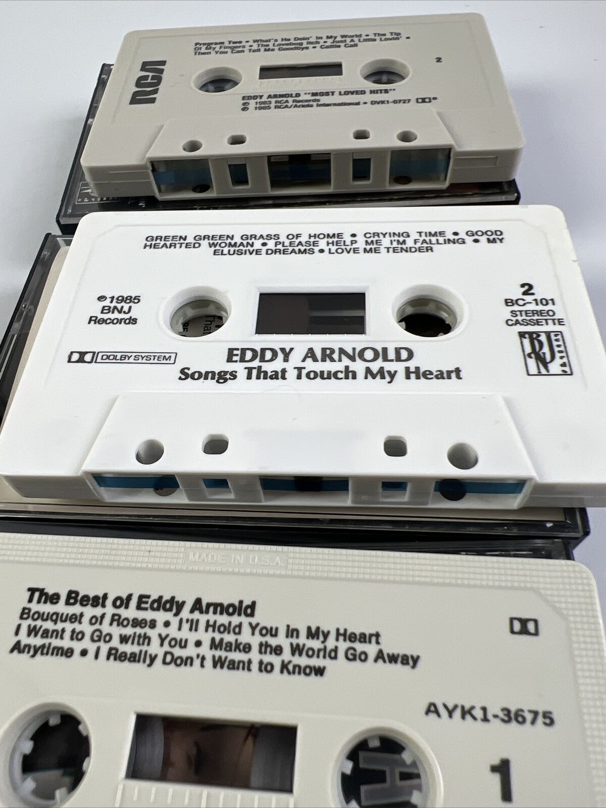 Eddy Arnold - Most Loved Hits -Best of - Songs that touch my Heart Cassettes