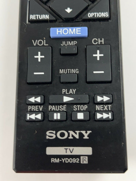 SONY RM-YD092 LED HDTV REMOTE CONTROL (RMYD092) * U.S. Seller*