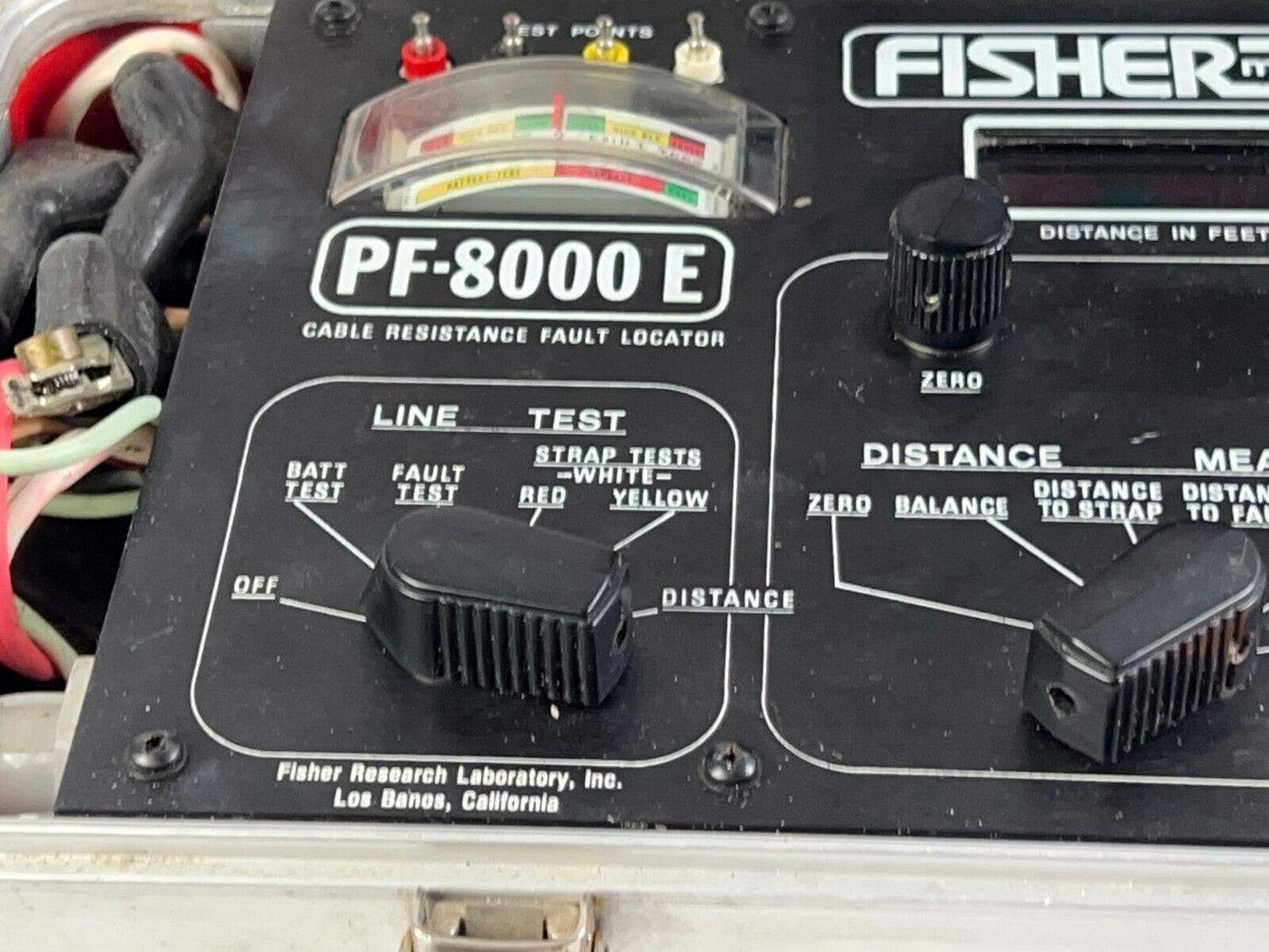 Fisher M-Scope PF-8000 E Cable Resistance Fault Locator Parts or Repair