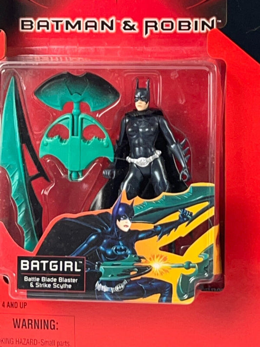 Batman & Robin 3 Movie Figures 1997 Batgirl  &  Bane by Kenner