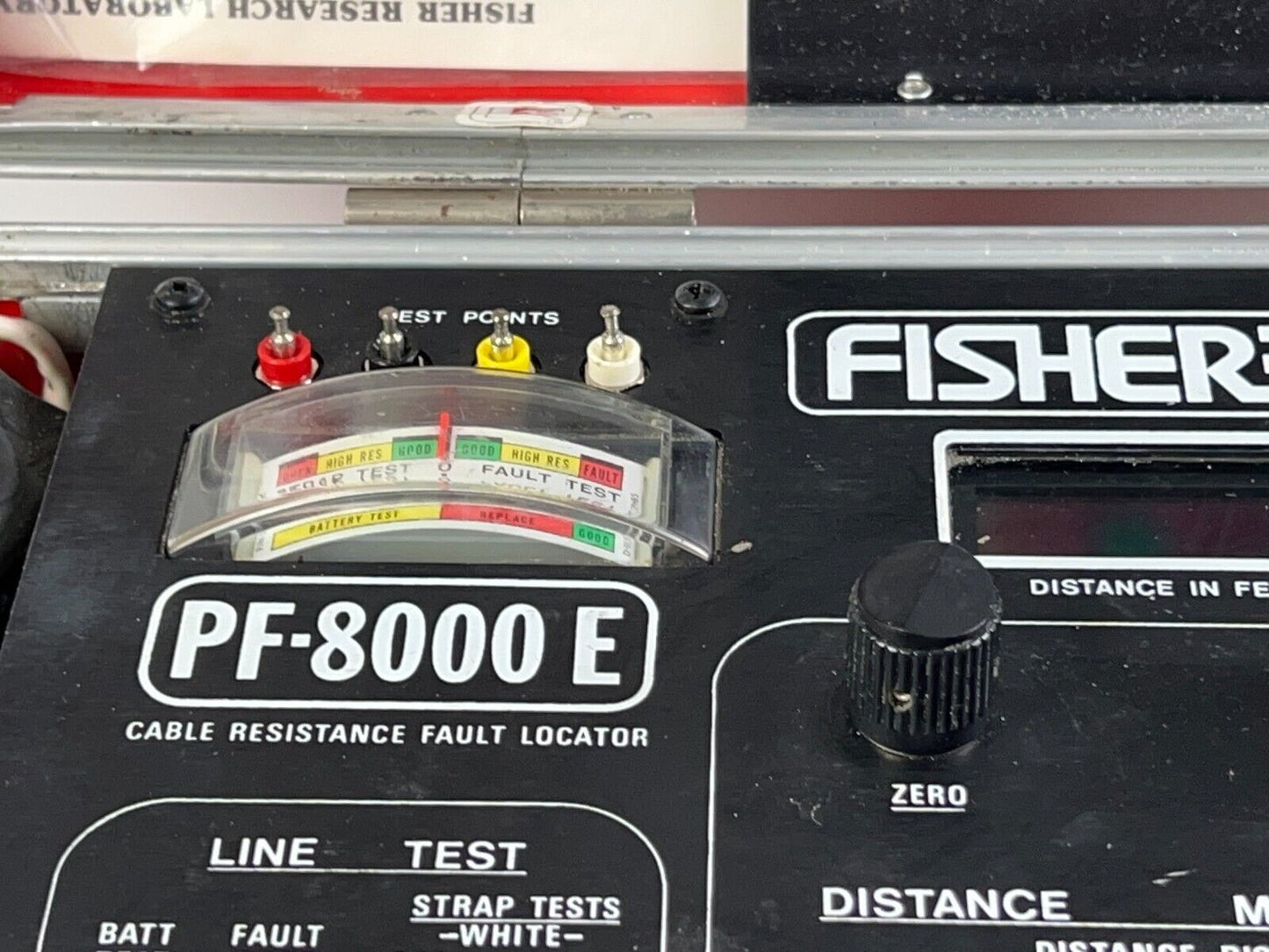 Fisher M-Scope PF-8000 E Cable Resistance Fault Locator Parts or Repair