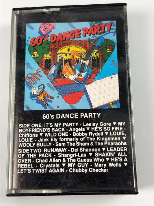 60's Dance Party Cassette Tape Various Artists Assorted Songs Oldies Music