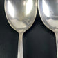 Vintage Gracious Silver Plate Flatware Gracious Pattern 8" Large Teaspoon 2pcs