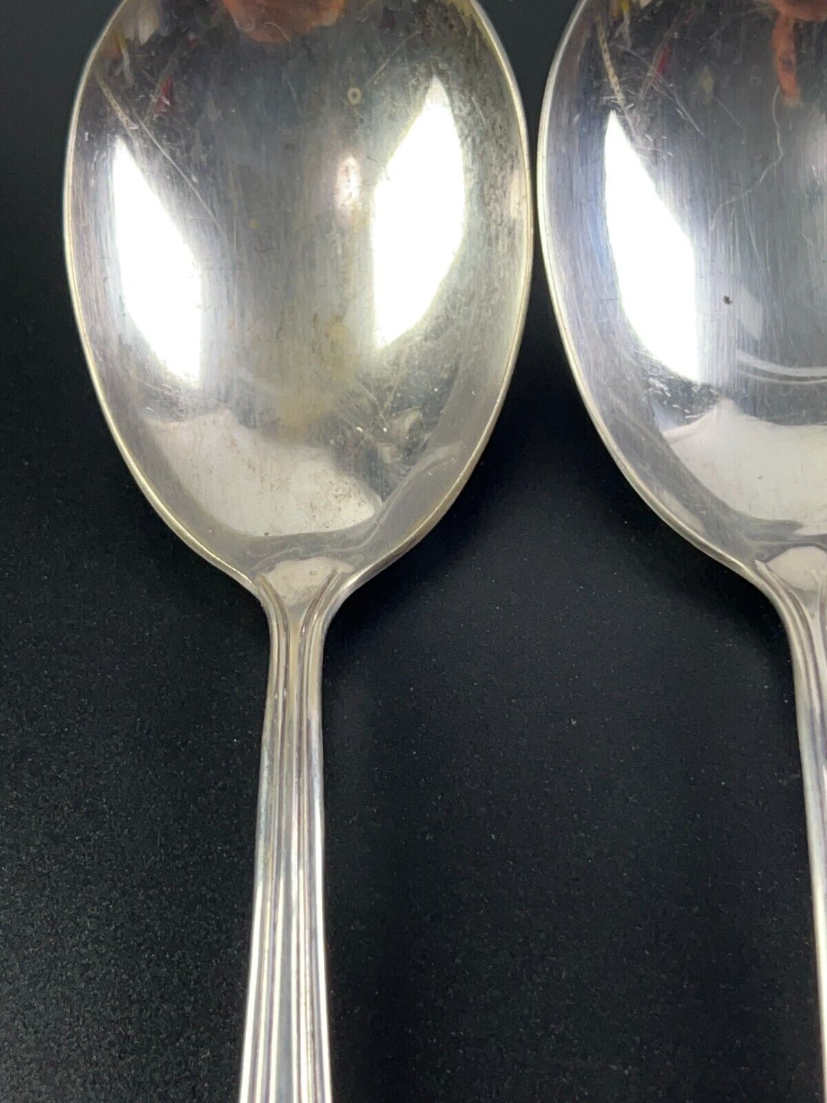 Vintage Gracious Silver Plate Flatware Gracious Pattern 8" Large Teaspoon 2pcs