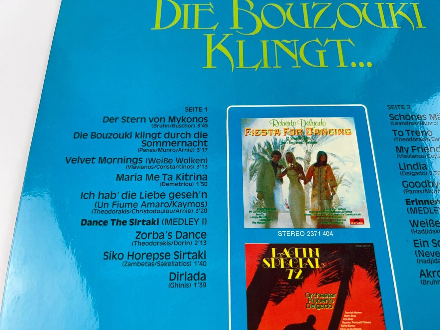 Roberto Delgado - Die Bouzouki Klingt ... - Used Vinyl Record - VG