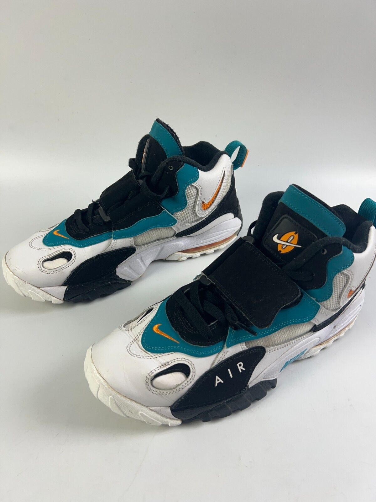 Nike Air Max Speed Turf Dan Marino Size 11 525225-100 White Black Teal OG