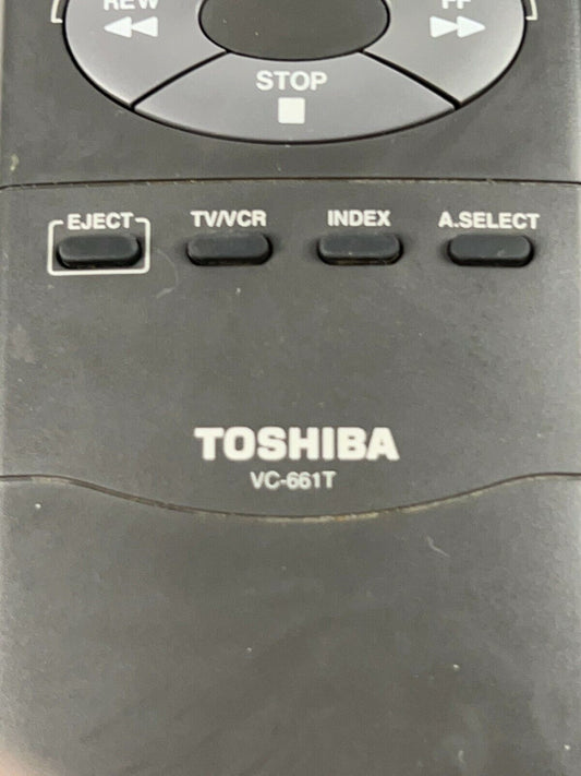 Toshiba VC-661T Factory Original VCR Remote Tested Works