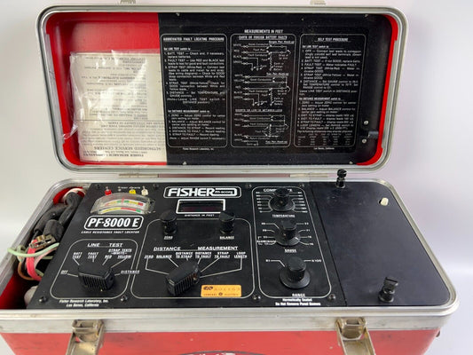 Fisher M-Scope PF-8000 E Cable Resistance Fault Locator Parts or Repair