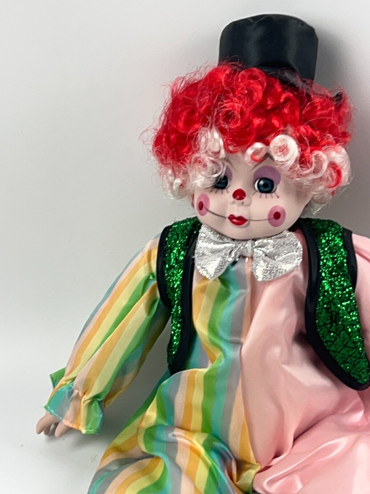 Vintage clown sales doll