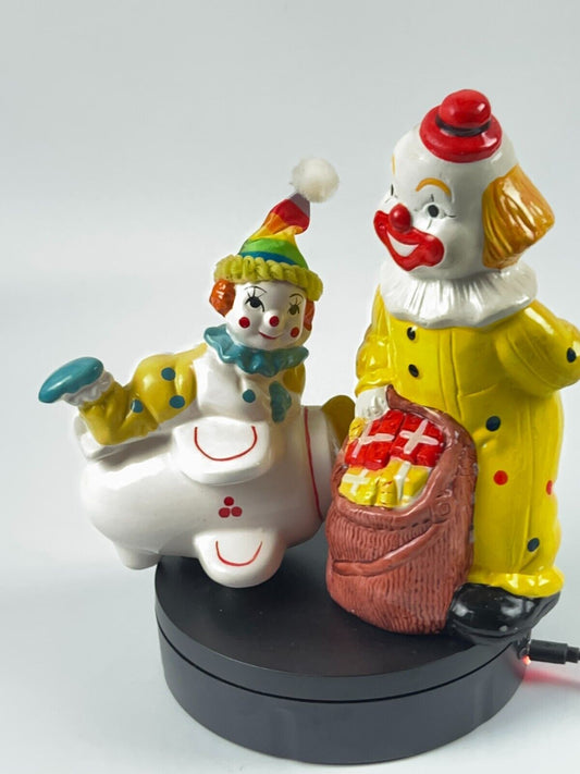 Vintage Clown Coin Bank Piggy Bank lot of 2