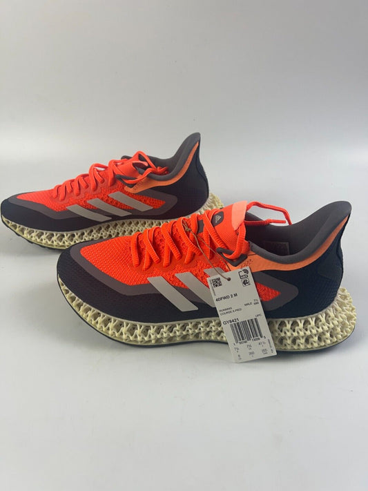 Adidas 4D FWD Impact Orange Black Running Shoes GY8421 Mens 8 NWOB