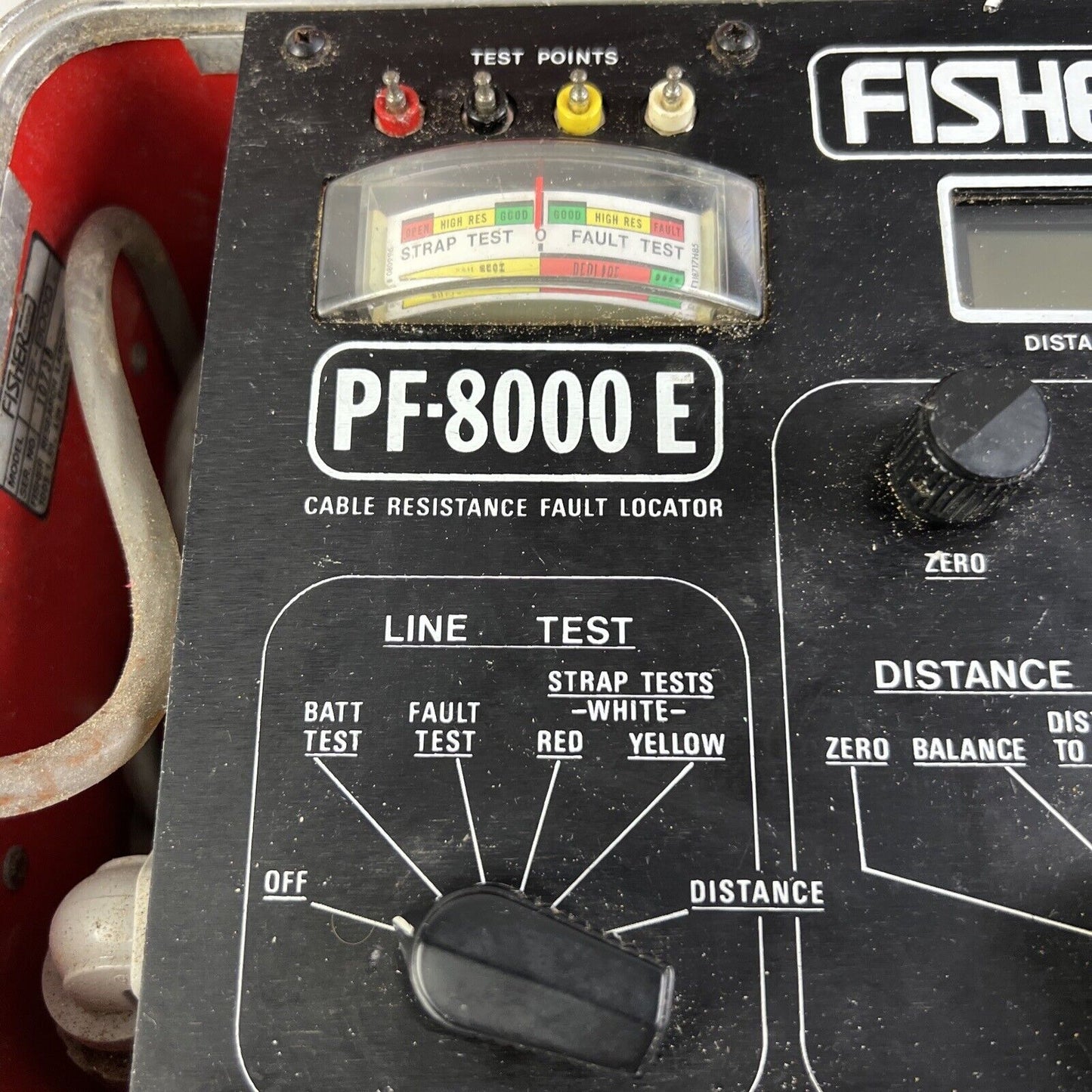 Fisher M-Scope PF-8000 E Cable Resistance Fault Locator Parts or Repair