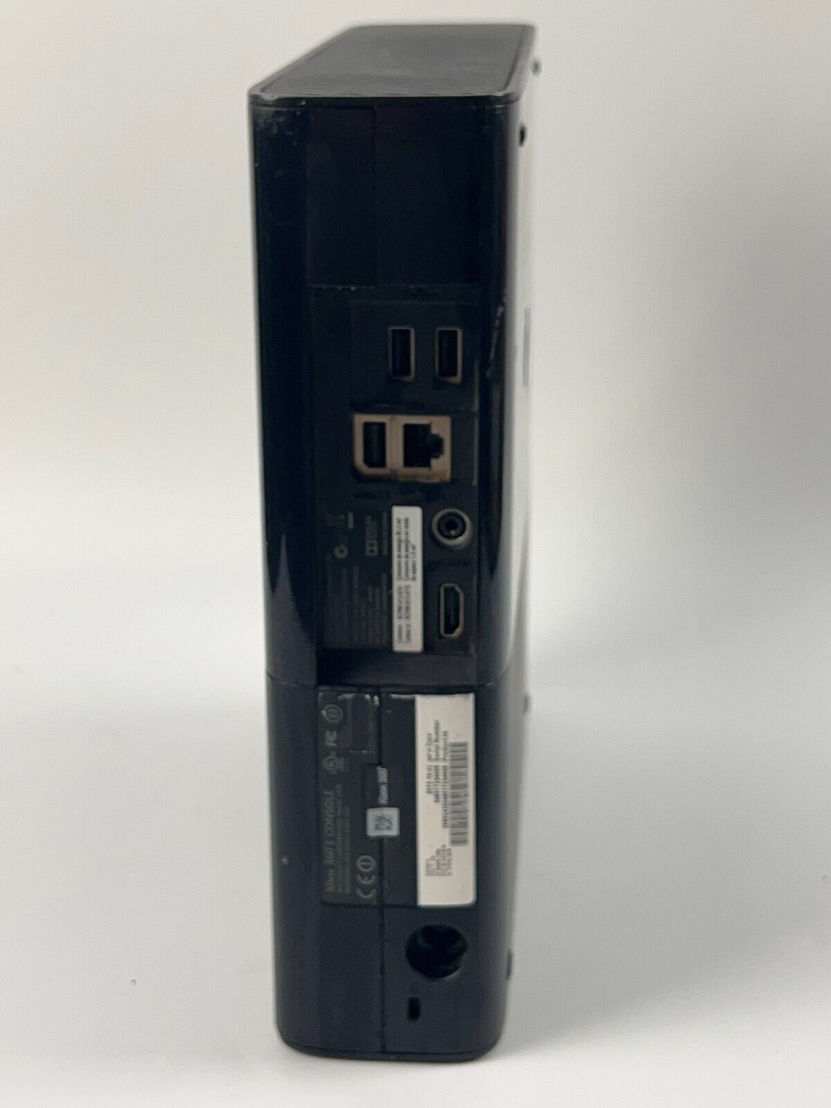 Xbox 360 E Black Console Only Model 1538 For Parts Red Light