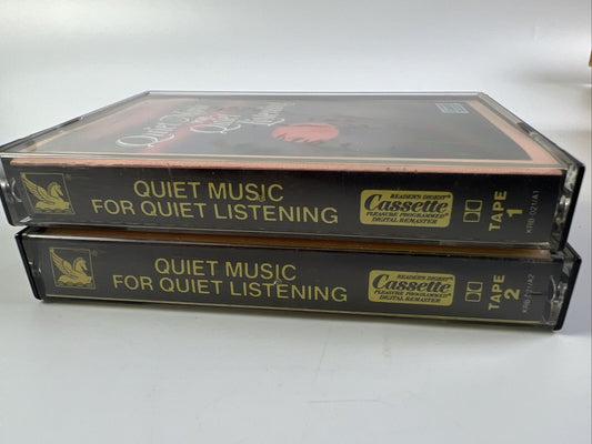 Quiet Music For Quiet Listening Cassette- 1985 Readers Digest- Tape 1 & 2