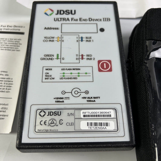 JDSU ULTRA FAR END DEVICE IIB FAULT TESTING