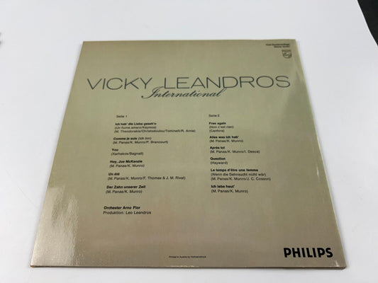 Vicky Leandros International Swiss Ex Libris Vinyl LP Rare! VG