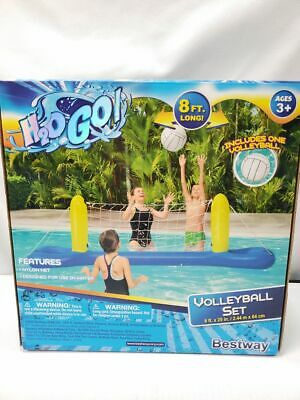 Ensemble gonflable de volleyball de piscine pour la plage, la piscine, l'eau, les plaisirs d'été par Bestway