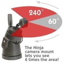 X-10 Ninja Pan'N Tilt Camera System c/w Remote Control - Model VK75A