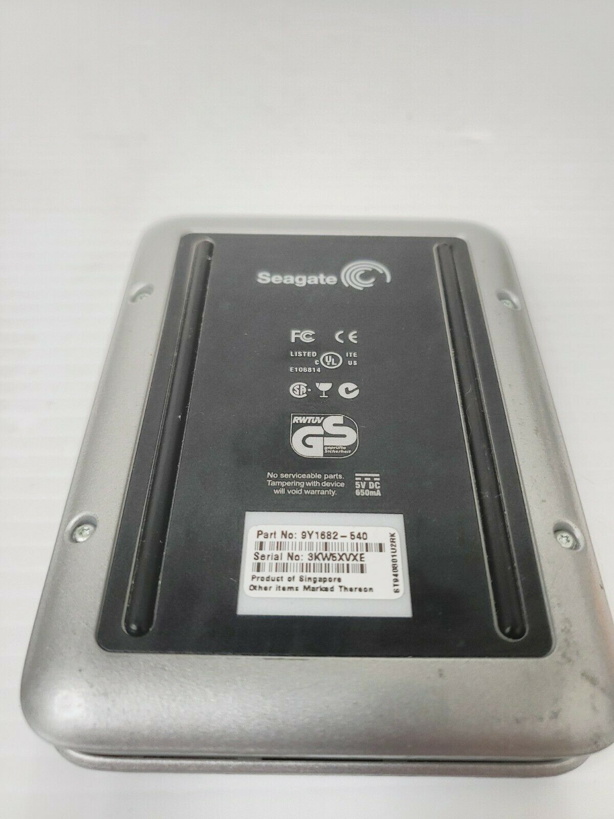 Seagate 40GB External HDD 9y1682-540