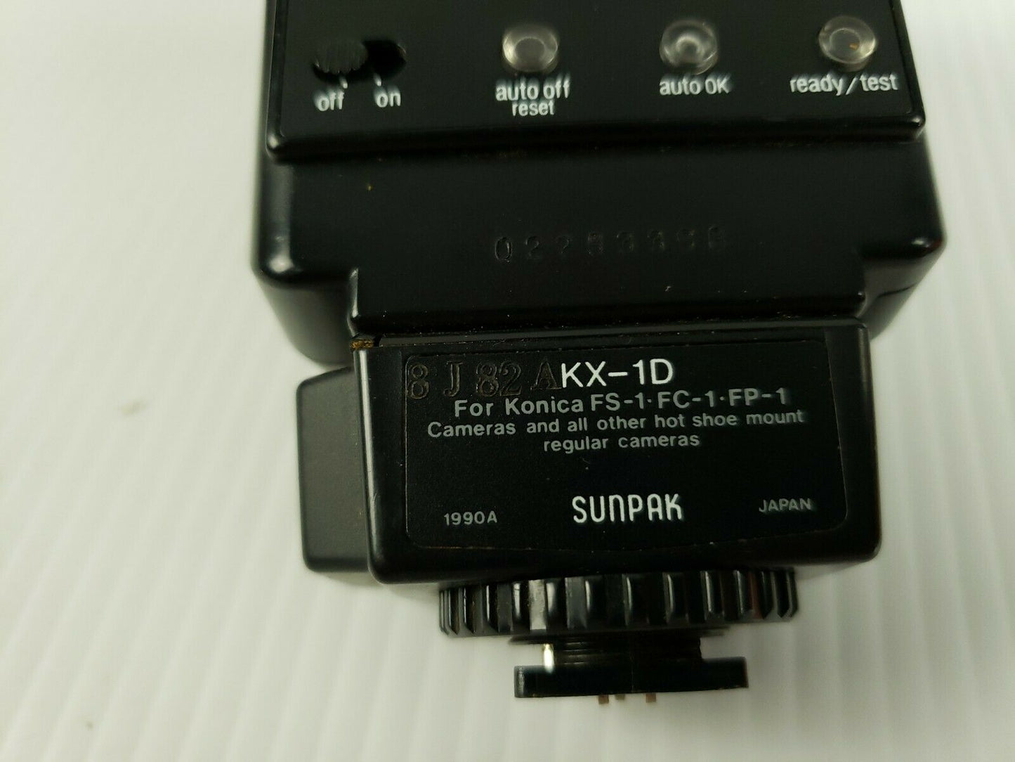 Konica FP-1 & Konica Hexanon AR 50mm F1.8 & Sunpak auto 322 D Needs battery