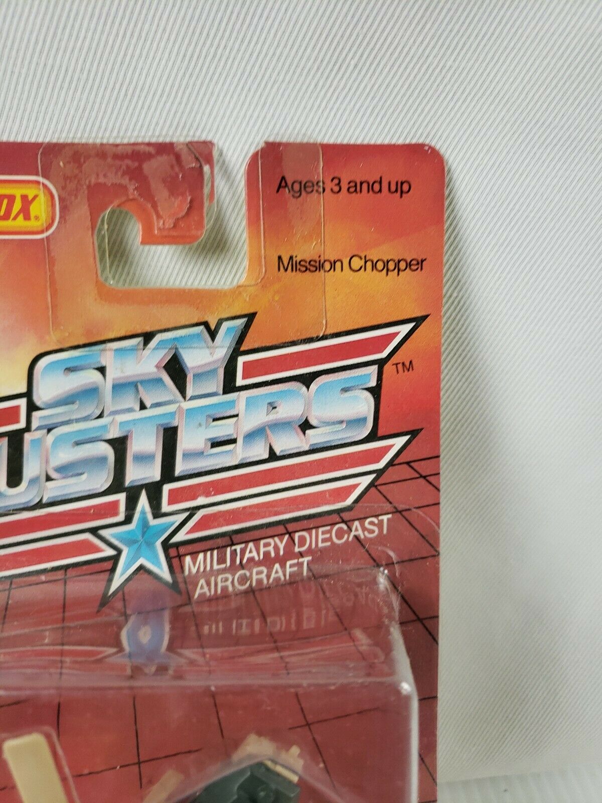 Matchbox Sky Busters Mission Chopper Military Helicopter MOC SB12 VINTAGE 1988