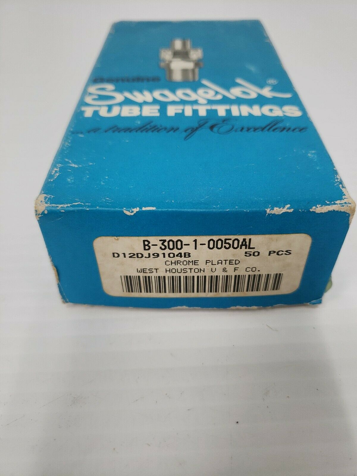 Swagelok Tube Fittings B-300-1-0050 AL 50 count.