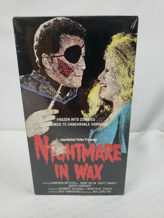 NIGHTMARE IN WAX ANNE HELM VHS HORROR UNITED VIDEO