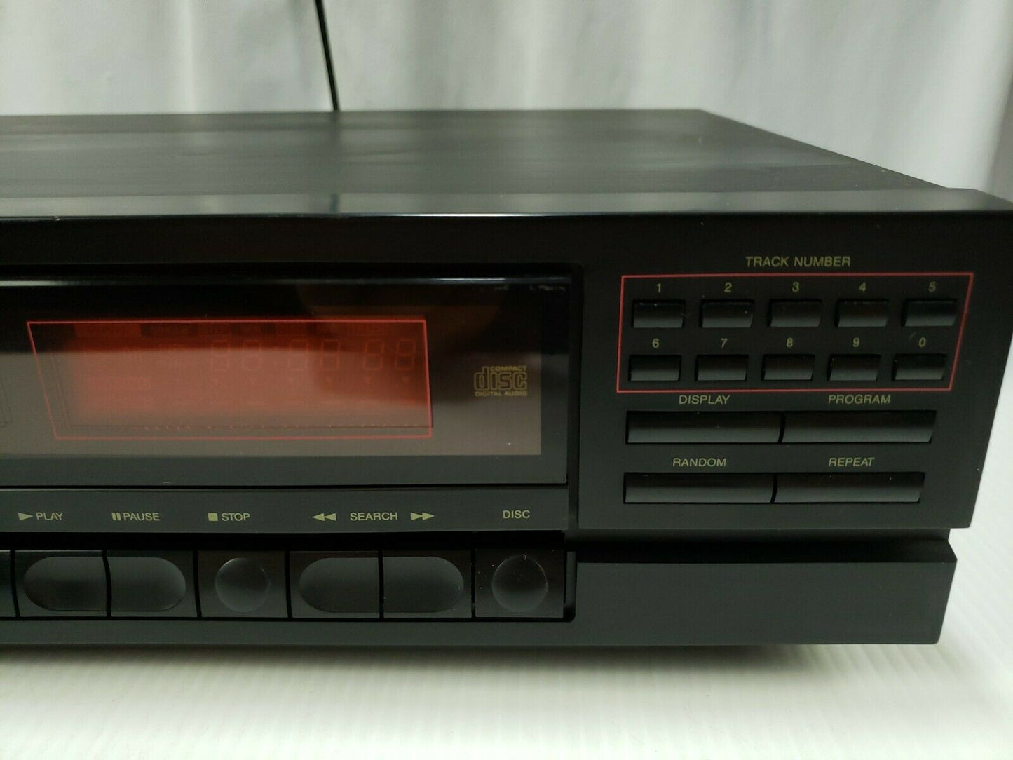 Carrera cd-3400R 6 Disc CD Player Vintage Tested