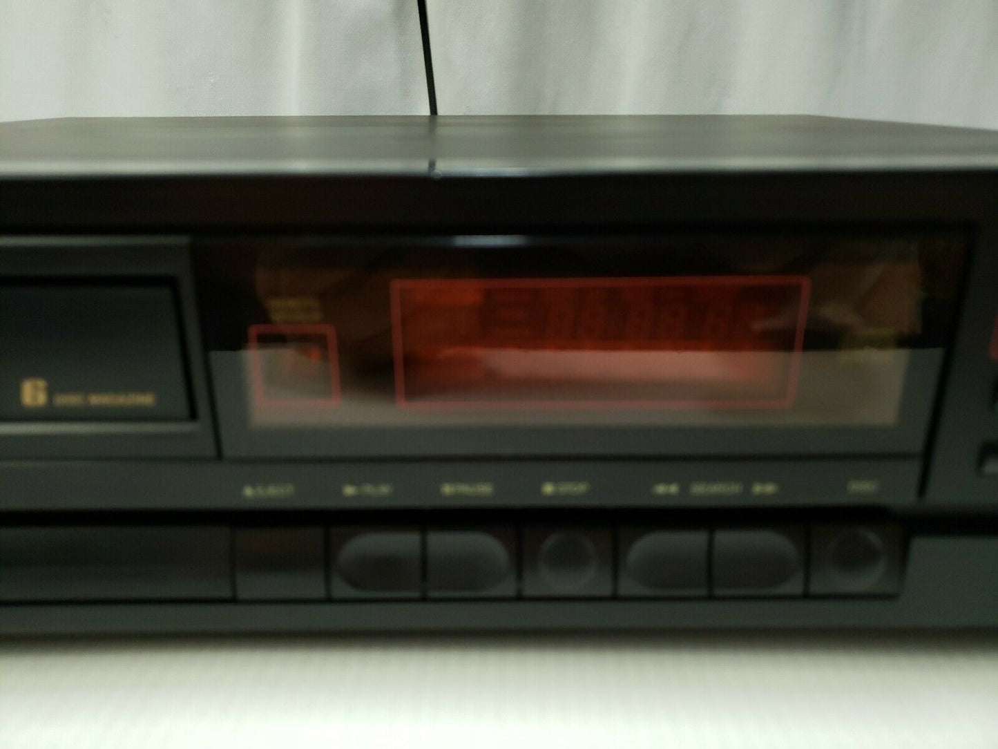Carrera cd-3400R 6 Disc CD Player Vintage Tested