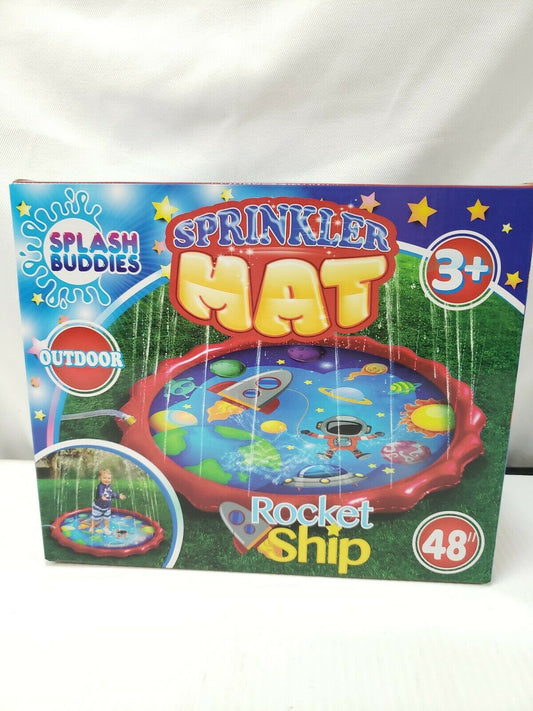 Splash Buddies Sprinkler Mat Rocket Ship 3+ 48in