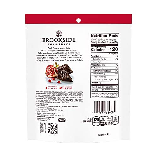 Brookside, Dark Chocolate Pomegranate Flavor, 7 oz